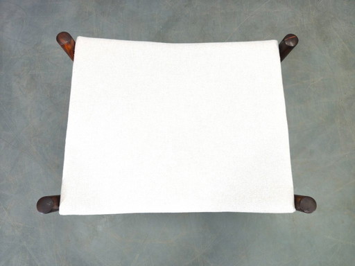 Deense poef van palissanderhout van Spottrup, jaren 60.