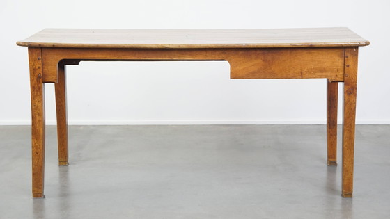 Image 1 of Table à manger/travail à un tiroir de la fin du XVIIIe siècle