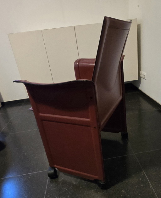 Sedia in pelle Korium Matteo Grassi