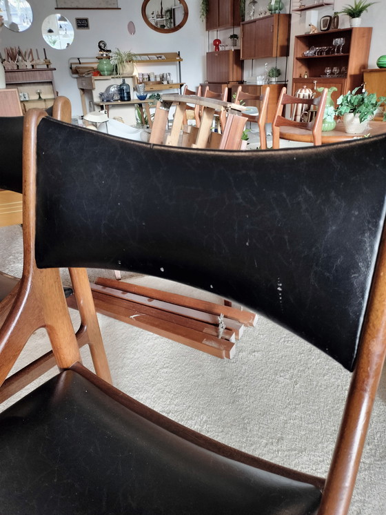 Image 1 of Set vintage di sedie da pranzo danesi, Vestervig Eriksen