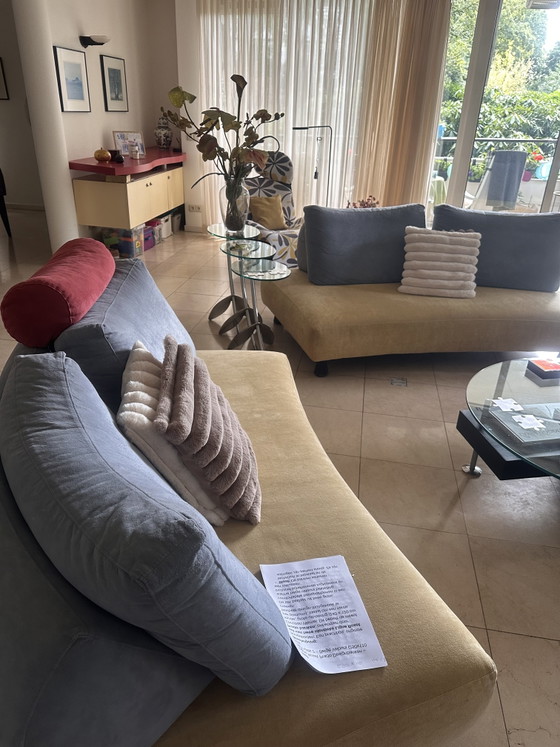 Set aus 2 Bänken im Stil der Ligne Roset von Prado/Christian Werner – Dutch Seating Company, 2 Sitzer Sofas (photo 4 of 6)