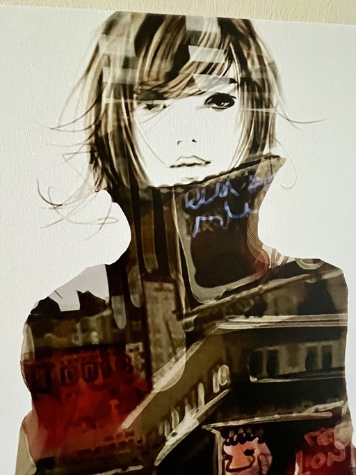 Sophie Griotto – Urban Girl | Leinwanddruck 80x80cm, Illustration