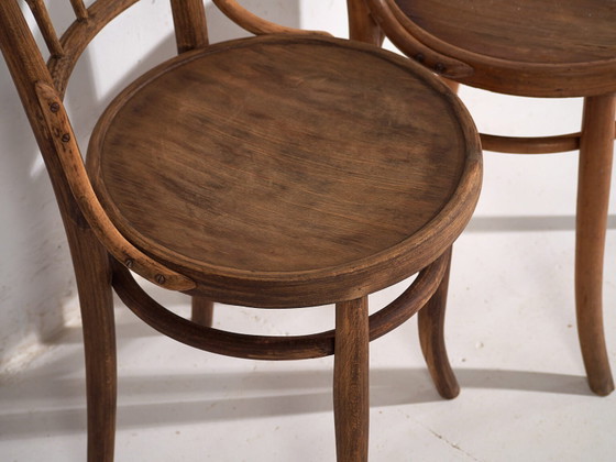 Antique bentwood dining chairs (c.1920). Set of 6 pieces #2 (photo 39 of 40)