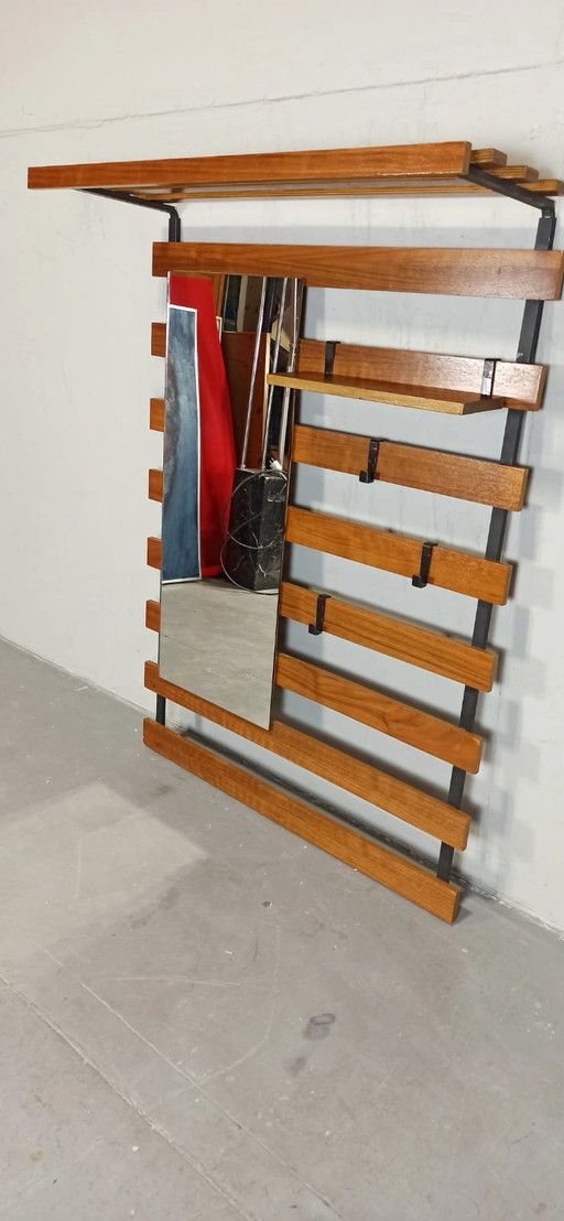 Mid century wandkapstok