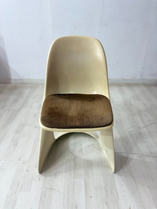 1x Casalino Casala stoel / eetkamerstoel / tuinstoel – vintage ruimtevaartstijl