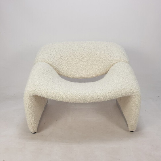 Image 1 of Vintage Groovy F598 fauteuil in wol van Pierre Paulin voor Artifort, jaren '80