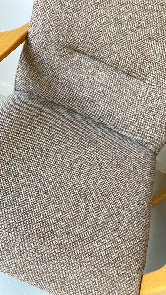 Image 1 of Vintage Wooden Sitting Area 3 Seater Sofa and 2 Armchairs