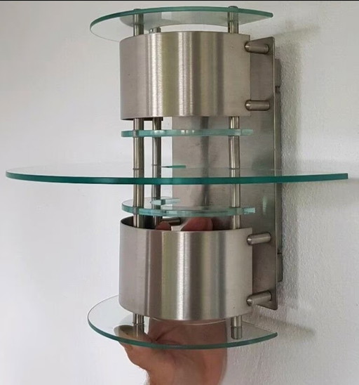 Louis Poulsen Mini Corona Wall Light - Modern Design With Glass And Stainless Steel