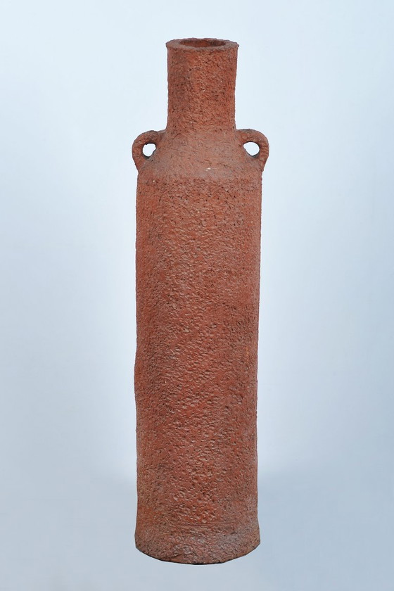 Vase original du milieu du XXe siècle, en céramique, en bon état de conservation, République tchèque, (photo 10 of 10)