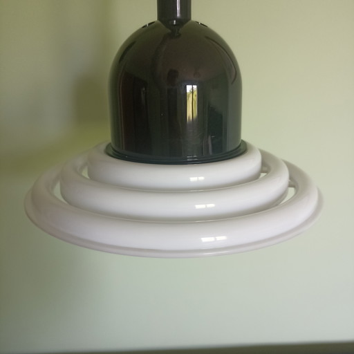 Italian Space Age Pendant Lamp – Elettrolampart "Rolly" – 1970s
