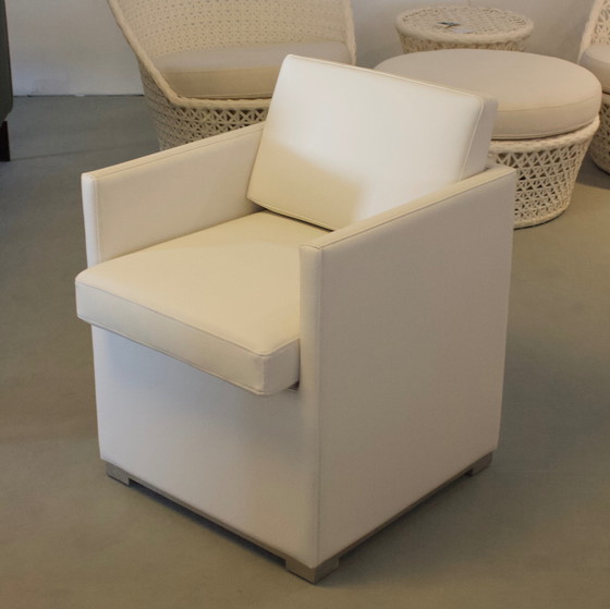 Image 1 of Chaise de salle à manger Manutti Flow Club Kendo (ensemble de 4)