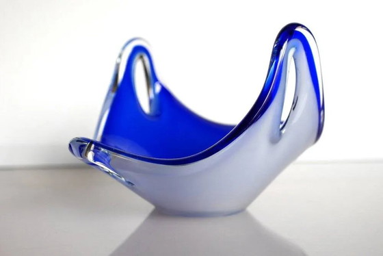 Image 1 of Bol Coquille en verre par Paul Kedelv pour Flygsfors