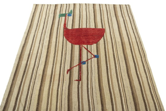 Image 1 of Hand-woven designer kilim 155 X 127 Cm - Modern unique rug