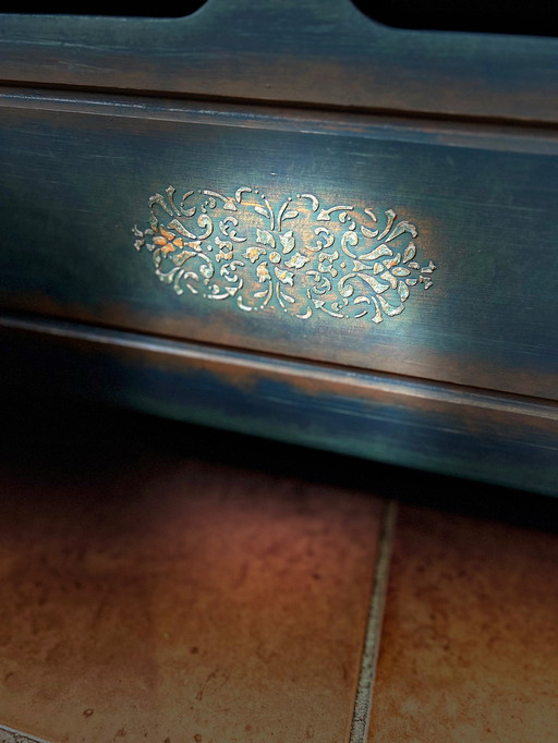 Petit coffre banc relooké