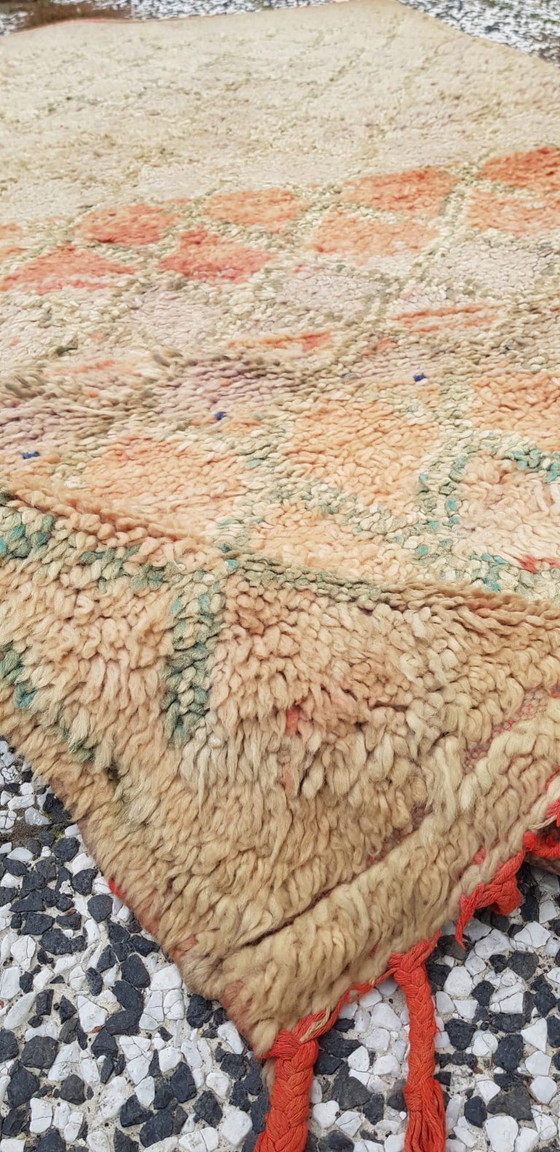 Image 1 of Alfombra bereber de lana anudada a mano, 200 x 103 cm