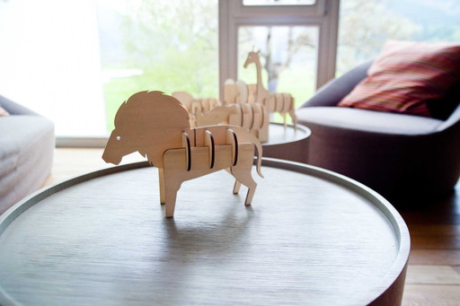 Lion - wooden ornament Made in Italy by Ulap design