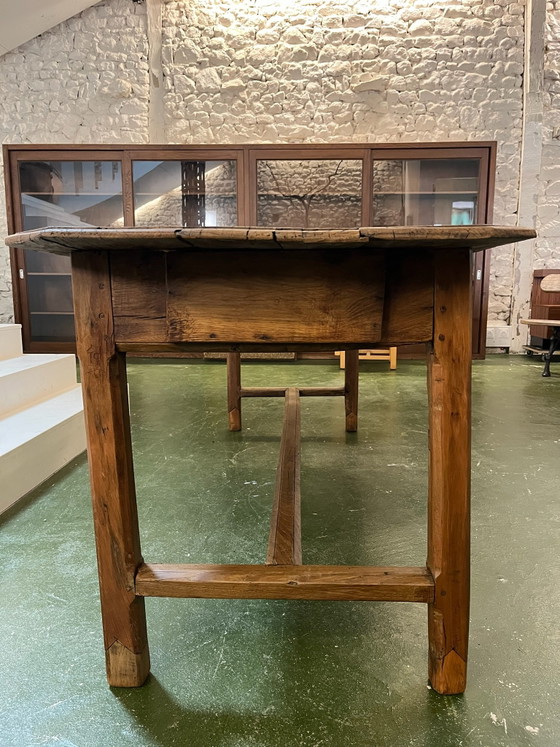 Rustikaler Eichentisch, Esstische, Holz, Braun (Foto 7 von 10)