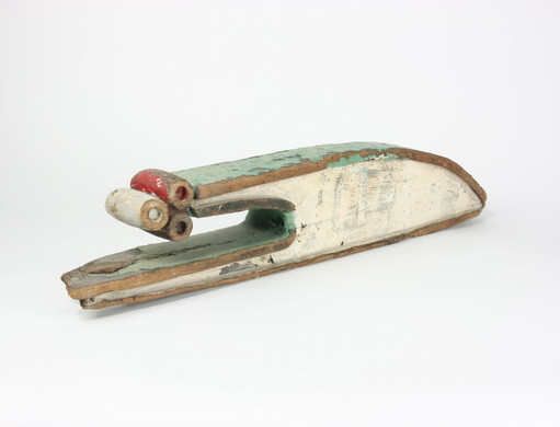 Timone antico in legno a scatto