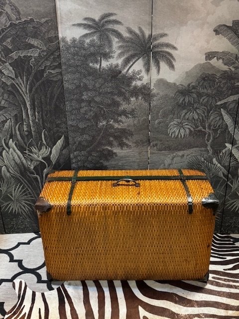 Image 1 of Burma Rattan Suitcase