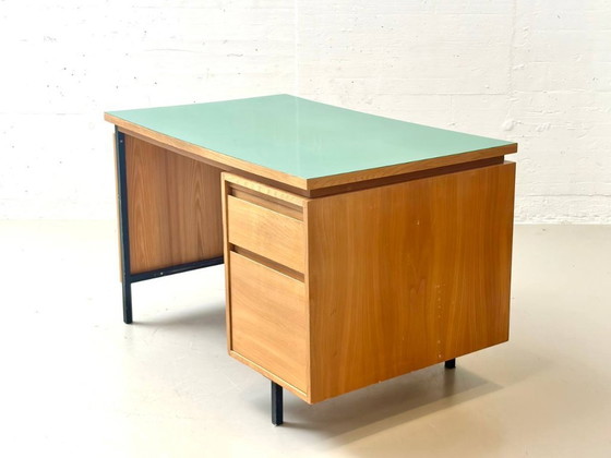 Image 1 of Mid-century desk with linoleum top by Merz Roller, 1960s