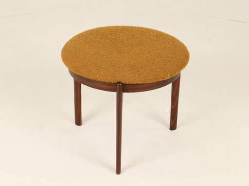 Stool or Footrest in Rosewood from Denmark, 1960s