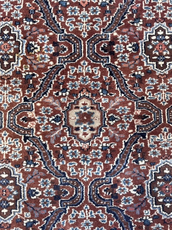 Image 1 of Hangeknoopt perzisch tapijt 154x200cm - oosters vloerkleed