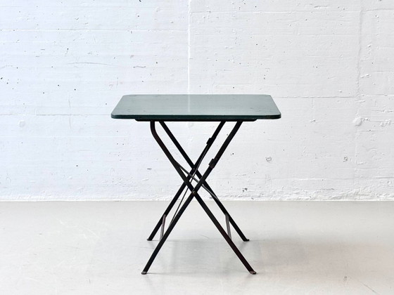 Image 1 of Folding metal garden tables, 1950s