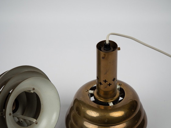 Image 1 of Paire de deux suspensions suédoises vintage attribuées à Hans-Agne Jakobsson
