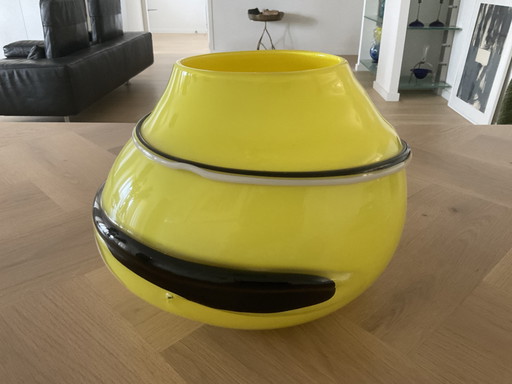 Japanese Design Vase. Kenichi Fujimori 1980 – vazen, Glass