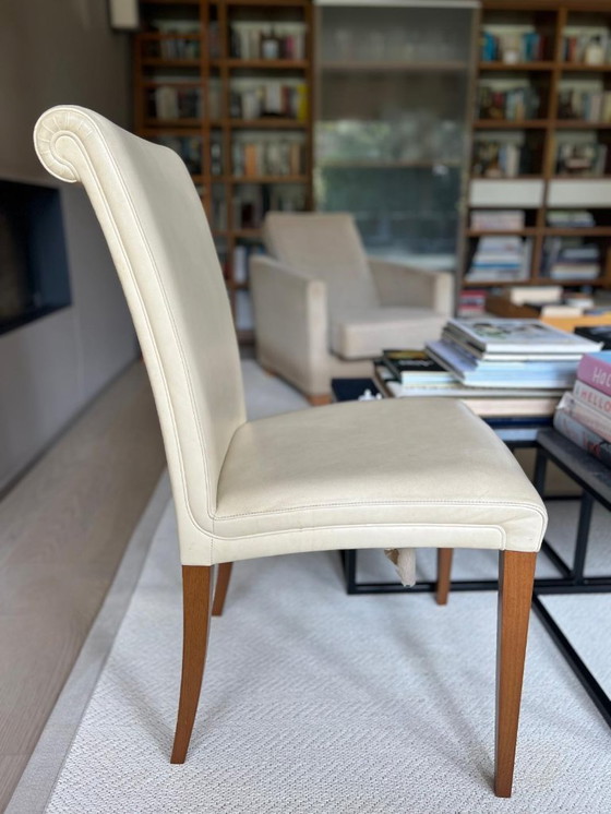 Image 1 of Set of 6 Poltrona Frau Vittoria Chairs – 1997