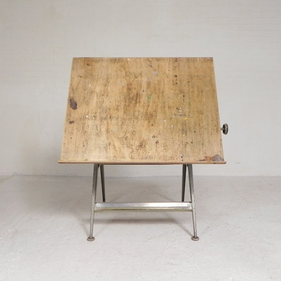 Drawing Board Reply von Wim Rietveld und Friso Kramer für Ahrend De Cirkel, 1959 – Schreibtisch, Wood, Iron (photo 10 of 27)