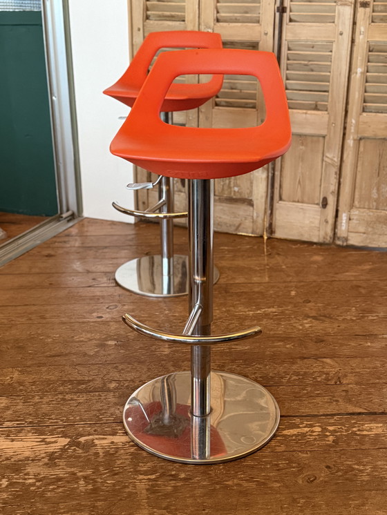 Image 1 of 2 Bar stools | Bulo bar stool by Roberto Foschia