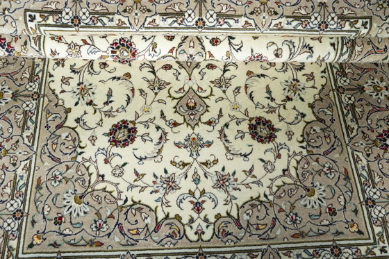 Image 1 of Kashan Orientteppich – Handgeknüpft – 215 x 140 cm