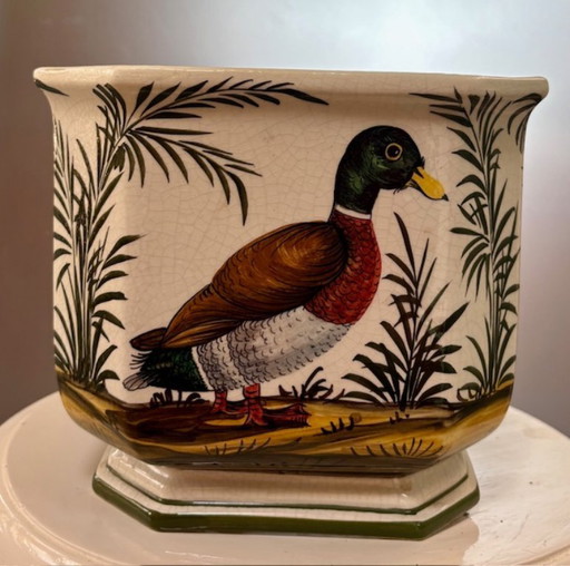 Beautiful Italian cachepot, vintage Costa