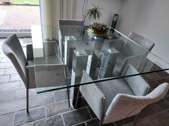 Image 1 of Tavolo da pranzo in vetro Beekcollection