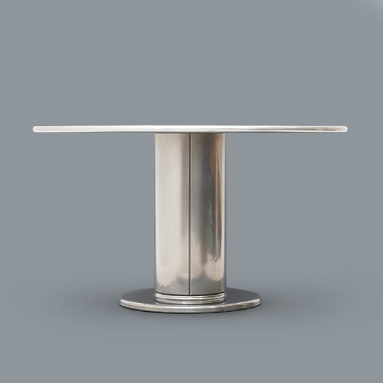 Image 1 of Round table with central leg, 1970s