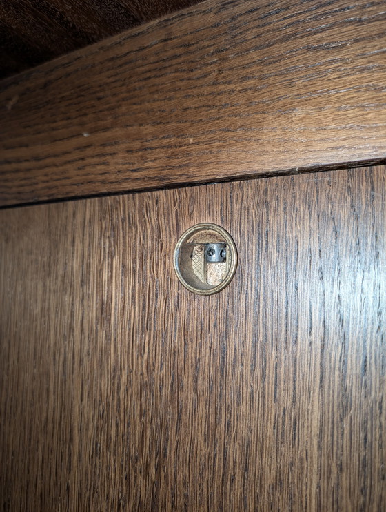 Image 1 of Brutalist oak sideboard - Mid-Century Modern