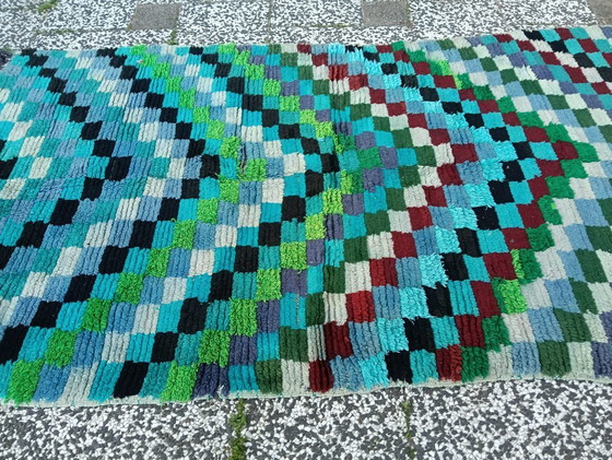 Image 1 of Hand-knotted Berber wool rug 255x140cm