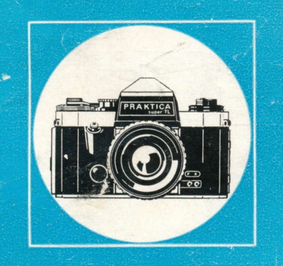 Image 1 of Lampe appareil photo Praktica vintage en métal
