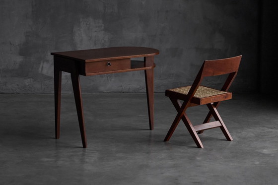 Image 1 of Escritorio trípode de Jacques Adnet, Francia, década de 1950