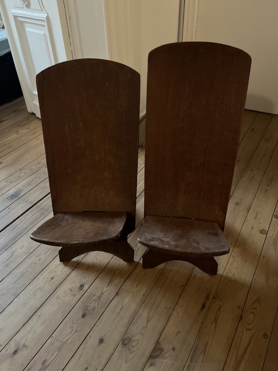 Chaises Africaines – Chaises pliantes, Wood (photo 2 of 5)