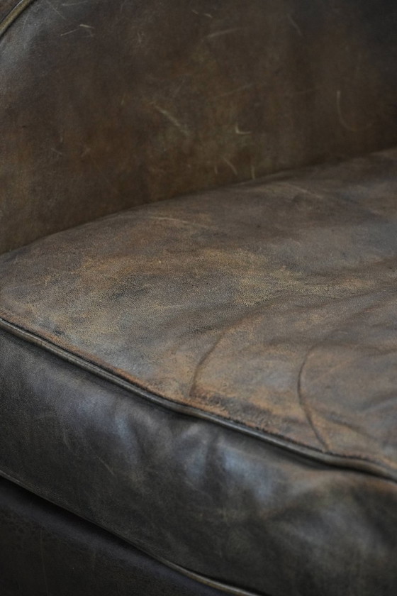 Image 1 of Elegante set di due poltrone in pelle di pecora