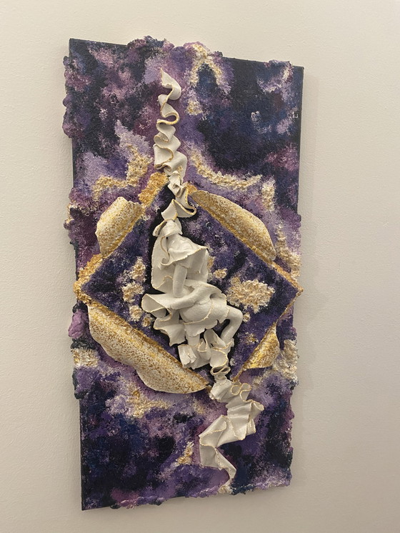 Image 1 of Gemälde „Die Entfaltung“ Técnica mixta 60x30cm