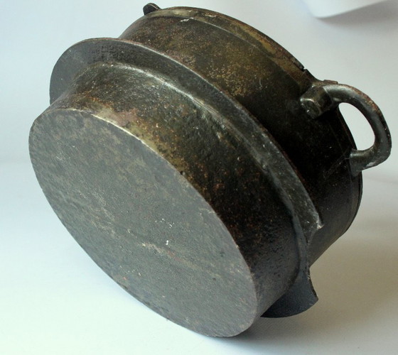 Image 1 of Cast iron coffee roaster - 1920s - antique