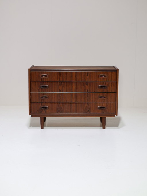 Vintage Danish rosewood chest of drawers 1960s