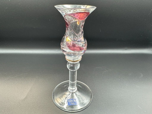 Lucka Glass Candlestick