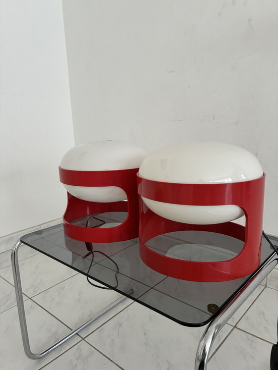 Set Vintage KD28 Joe Colombo Lampade da tavolo Kartell Prezzo Set – Plastic (photo 5 of 14)