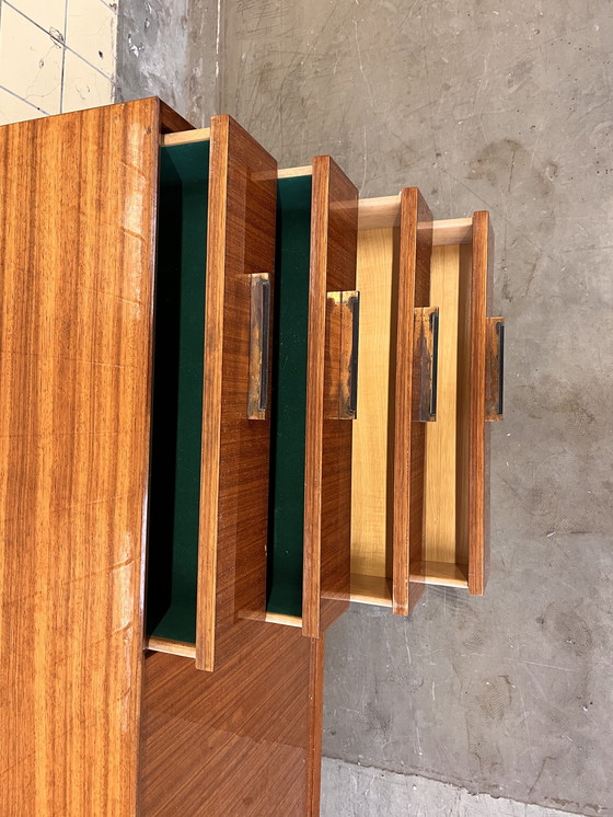 Image 1 of Vintage high-gloss lowboard by Van Pelt