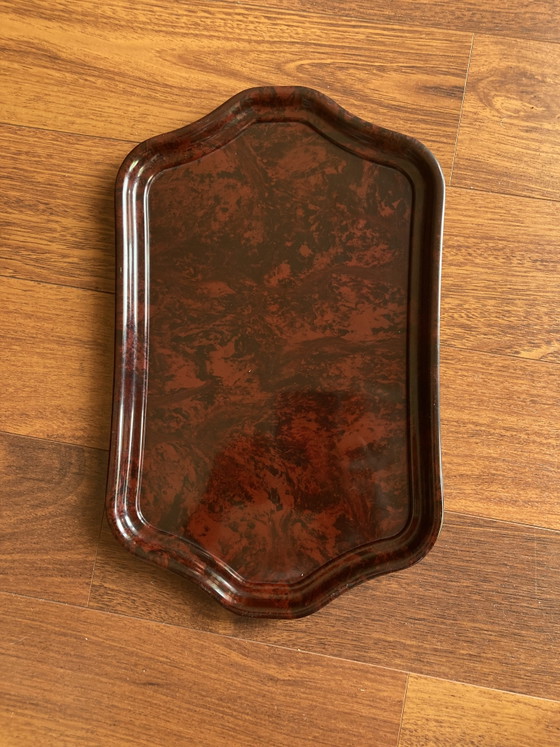 Image 1 of Vassoio vintage in stile Art Déco