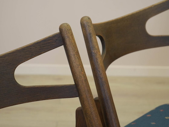 Image 1 of Set di quattro sedie in rovere, design danese, anni '60, designer: Hans J. Wegner